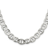 Sterling Silver 9.95mm Flat Anchor Chain - QL-1D4600BC-3506