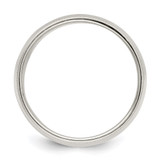Sterling Silver 9mm Half Round Milgrain Size 4 Band