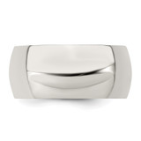 Sterling Silver 9mm Half Round Size 7 Band