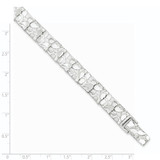 Sterling Silver 9mm Nugget Bracelet - QG-4270ABE5-5046