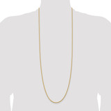14K 36 inch 2.25mm Regular Rope with Lobster Clasp Chain
