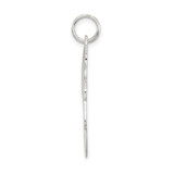 Sterling Silver Africa Continent with Elephant Cutout Pendant