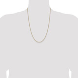 Sterling Silver And Vermeil 1.85mm Diamond-cut Rope Chain - QD-86AE0151-8714