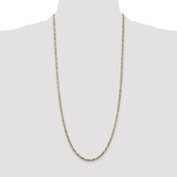 Sterling Silver And Vermeil 2.5mm Diamond-cut Rope Chain - QD-10666273-4308