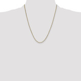 Sterling Silver And Vermeil 2.5mm Diamond-cut Rope Chain - QD-46DF1956-6599