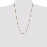 Sterling Silver And Vermeil 2.5mm Diamond-cut Rope Chain - QD-47A50CD7-8574