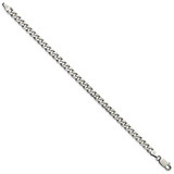 Sterling Silver Antiqued 6.0mm Curb Chain - QC-143ADF7D-9647