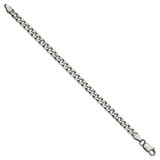 Sterling Silver Antiqued 6.0mm Curb Chain - QC-92B26F86-5673