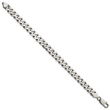 Sterling Silver Antiqued 9.3mm Curb Chain - QC-749A1EB1-2853