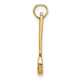14K 3-D Adjustable Wrench Charm