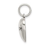 Sterling Silver Antiqued Believe Pendant