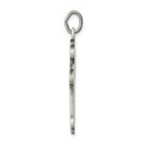 Sterling Silver Antiqued Budded Cross Pendant - QC-CD790C64-4407