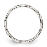 Sterling Silver Antiqued Celtic Band - QR-9820E84C-4940