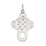 Sterling Silver Antiqued Celtic Cross Charm - QC-D9CB6E62-3498