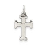 Sterling Silver Antiqued Cross Charm - QC-A5F2996F-6364