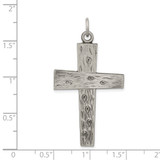 Sterling Silver Antiqued Cross Pendant - QC-1AFD77EB-6582