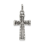 Sterling Silver Antiqued Cross Pendant - QC-B2B5FFE5-8271