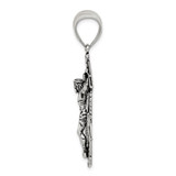 Sterling Silver Antiqued Crucifix Pendant - QC-07FE081E-5906