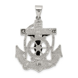 Sterling Silver Antiqued Crucifix Pendant - QC-07FE081E-5906