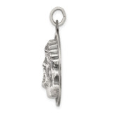 Sterling Silver Antiqued Ecce Homo Medal - QC-28DD379E-5408