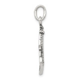 Sterling Silver Antiqued Lighthouse Charm - QC-C76C165A-3174