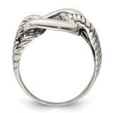 Sterling Silver Antiqued Ring - QR-E9AC23C8-9714