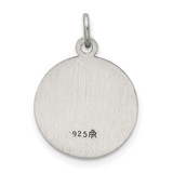 Sterling Silver Antiqued Saint Barbara Medal
