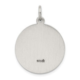 Sterling Silver Antiqued Saint Florian Medal - QC-0731C27A-2451