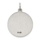 Sterling Silver Antiqued Saint Francis of Assisi Medal - QC-3D2F2339-9434
