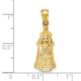 14K 3-D Brant Point Lighthouse Nantucket Harbor, Ma Charm - K7-A4A1D727-5290