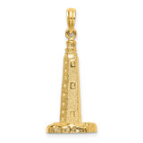 14K 3-D Cape Henlopen Lighthouse, De Charm