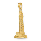 14K 3D CAPE MAY NJ Lighthouse Charm