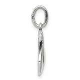 Sterling Silver Antiqued Swan Charm