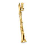 14K 3-D Clarinet Charm - K7-B97B689C-6518