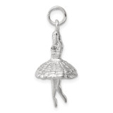 Sterling Silver Ballerina Charm - QC-35D5A959-1728