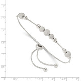Sterling Silver Beaded Adjustable Bracelet - QG-9E72C125-9170