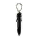 Sterling Silver Black Onyx Pendant