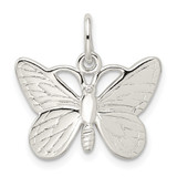 Sterling Silver Butterfly Charm - QC-01126FBF-3010