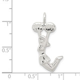 Sterling Silver Cheerleader Charm - QC-91775D6F-8053