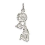 Sterling Silver Cheerleader Charm - QC-F198764A-8610