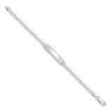 Sterling Silver Children's ID Bracelet - QI-0BF1DB04-1733