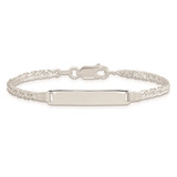 Sterling Silver Children's ID Bracelet - QI-5FF04344-2761