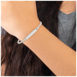 Sterling Silver Children's ID Bracelet - QI-5FF04344-2761