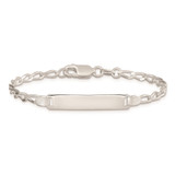 Sterling Silver Children's ID Bracelet - QI-77E51C25-4806