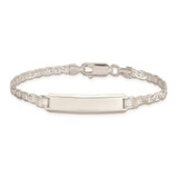 Sterling Silver Children's ID Bracelet - QI-D6DCF8AD-4202