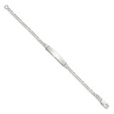 Sterling Silver Children's ID Bracelet - QI-DC5A34FE-3076