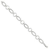 Sterling Silver Circle Bracelet - QG-A535875C-3694