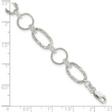 Sterling Silver Circle Bracelet - QG-A535875C-3694