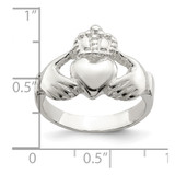 Sterling Silver Claddagh Ring - QR-73D9E4CF-6369