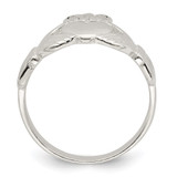 Sterling Silver Claddagh Ring - QR-FC2D46C1-2352